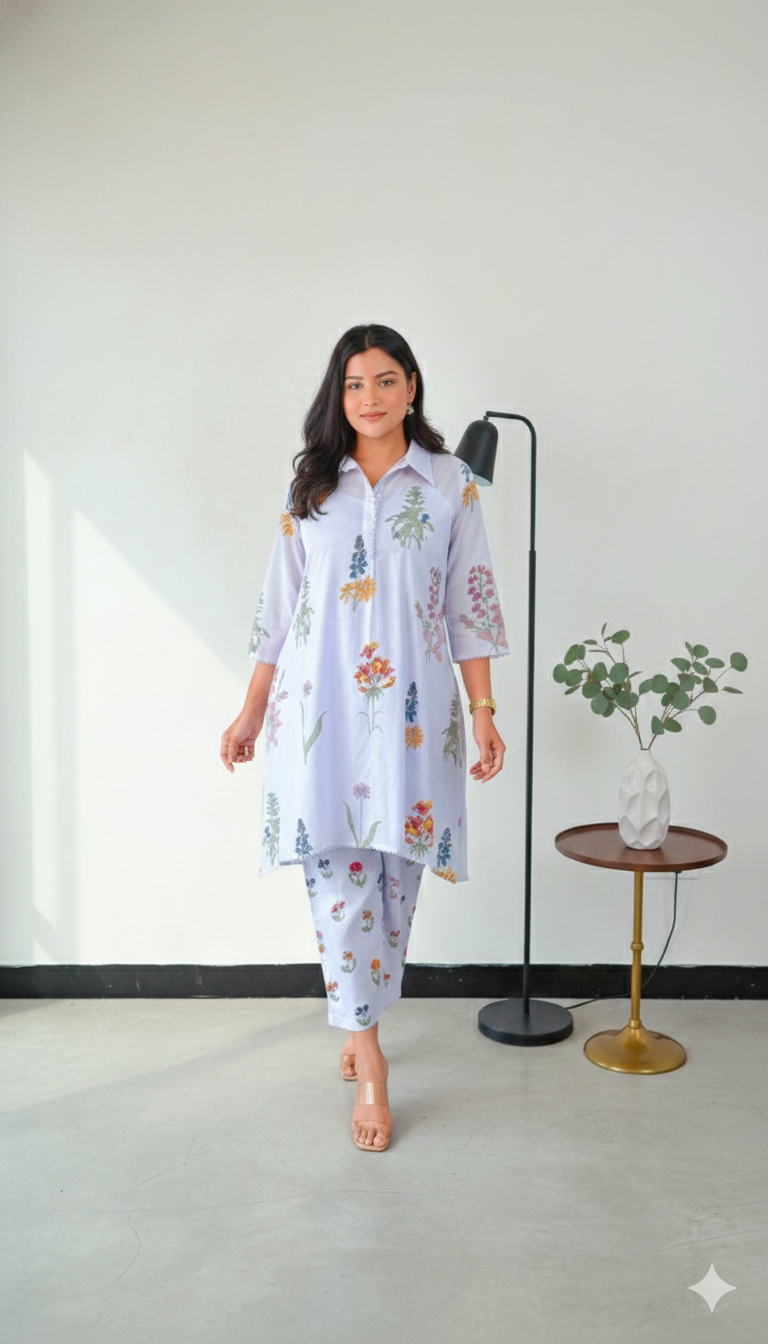 New Summer Co-Ord Set | Special Digital Print Co-ord Set
