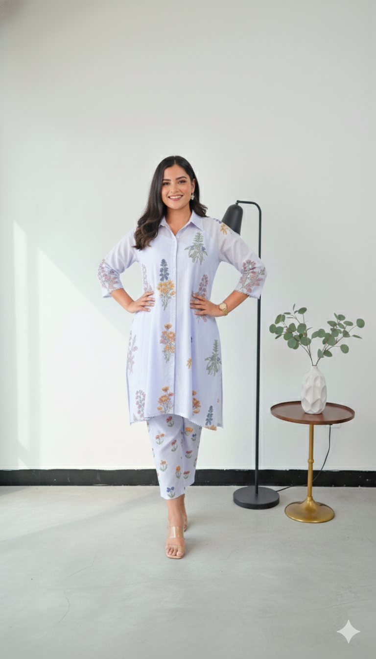 New Summer Co-Ord Set | Special Digital Print Co-ord Set