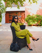 Cotton Slub Kurti Pant for Women | Co-Ord-Set for Women