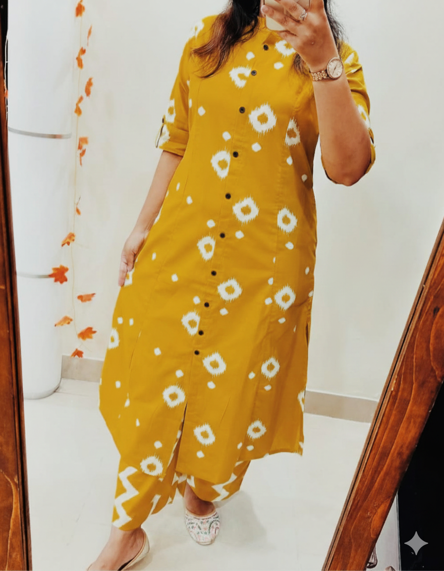 Designer Co-ord Set in a stylish A-line pattern | New Trending Design I Trending Kurta Set for Women