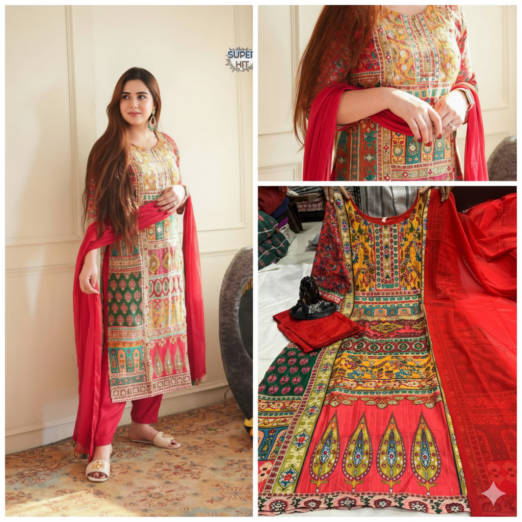 Ivory Pakistani Suit I Trending Womens kurta Set I Trending Kurti Design