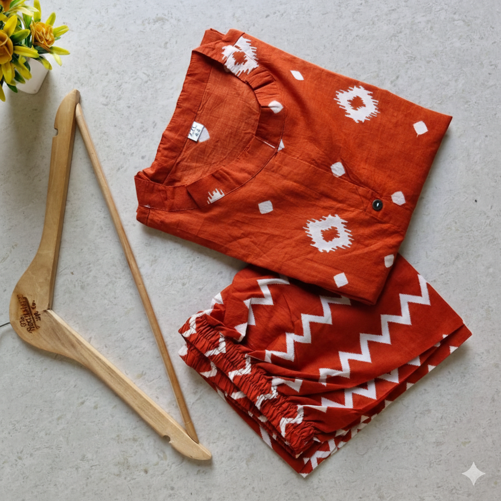 Designer Co-ord Set in a stylish A-line pattern | New Trending Design I Trending Kurta Set for Women