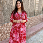 New Aliya Cut Floral Print Suit Set I New Trending Kurti Design I Kurti and Pant Set