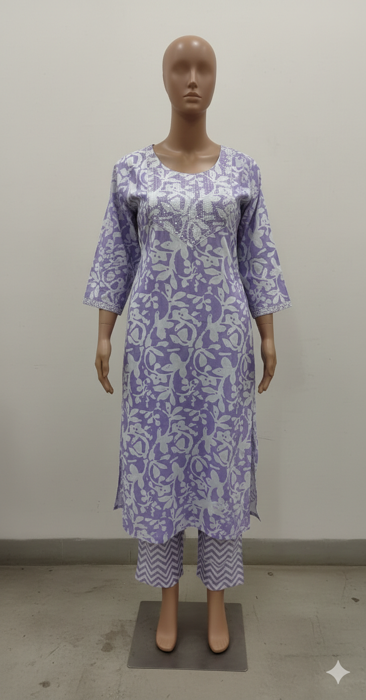 Trending and High-Demand Floral Print Collection I New and Trending Kurti Set