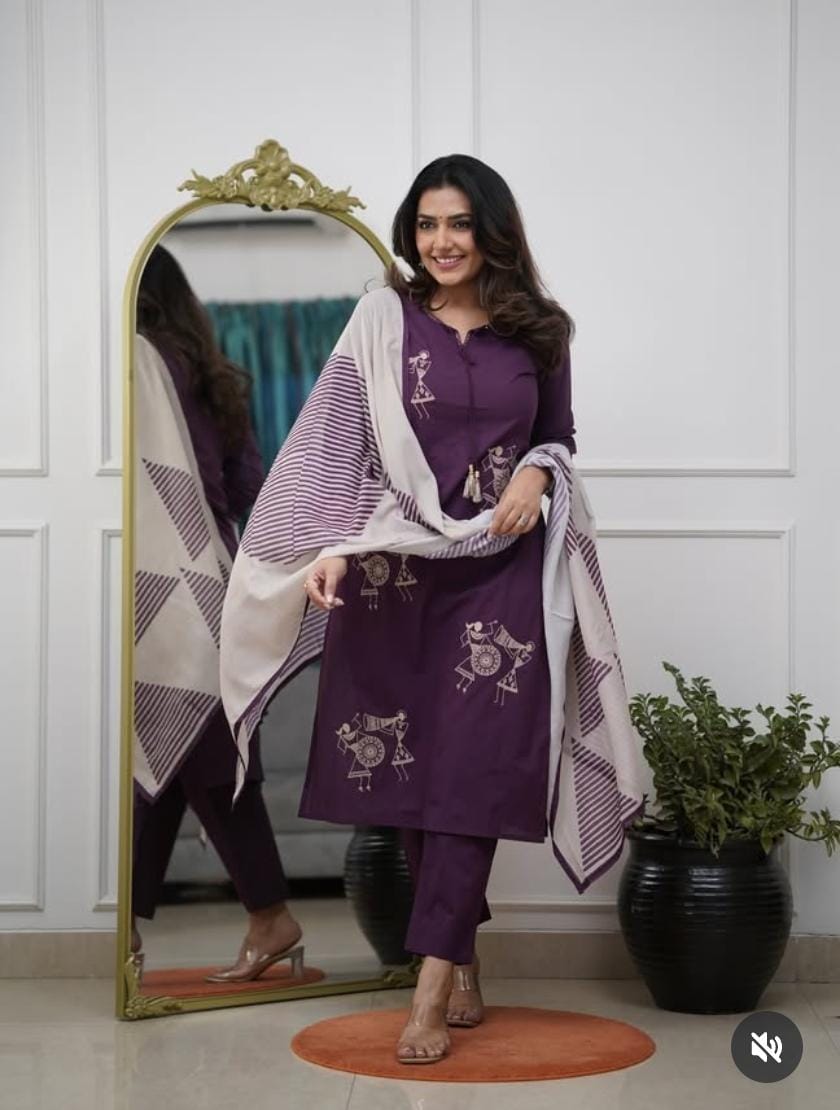 Ethnic Magic Collection | Trending women's Kurti 3 Piece Set