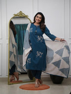 Ethnic Magic Collection | Trending women's Kurti 3 Piece Set