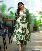 Elegant 3-Piece Floral Set | Women's Kurta Set | Trending Design