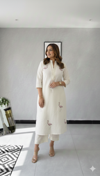 Elegant Digital Embroidery Work Kurta and Pant I New Trending Kurti Design