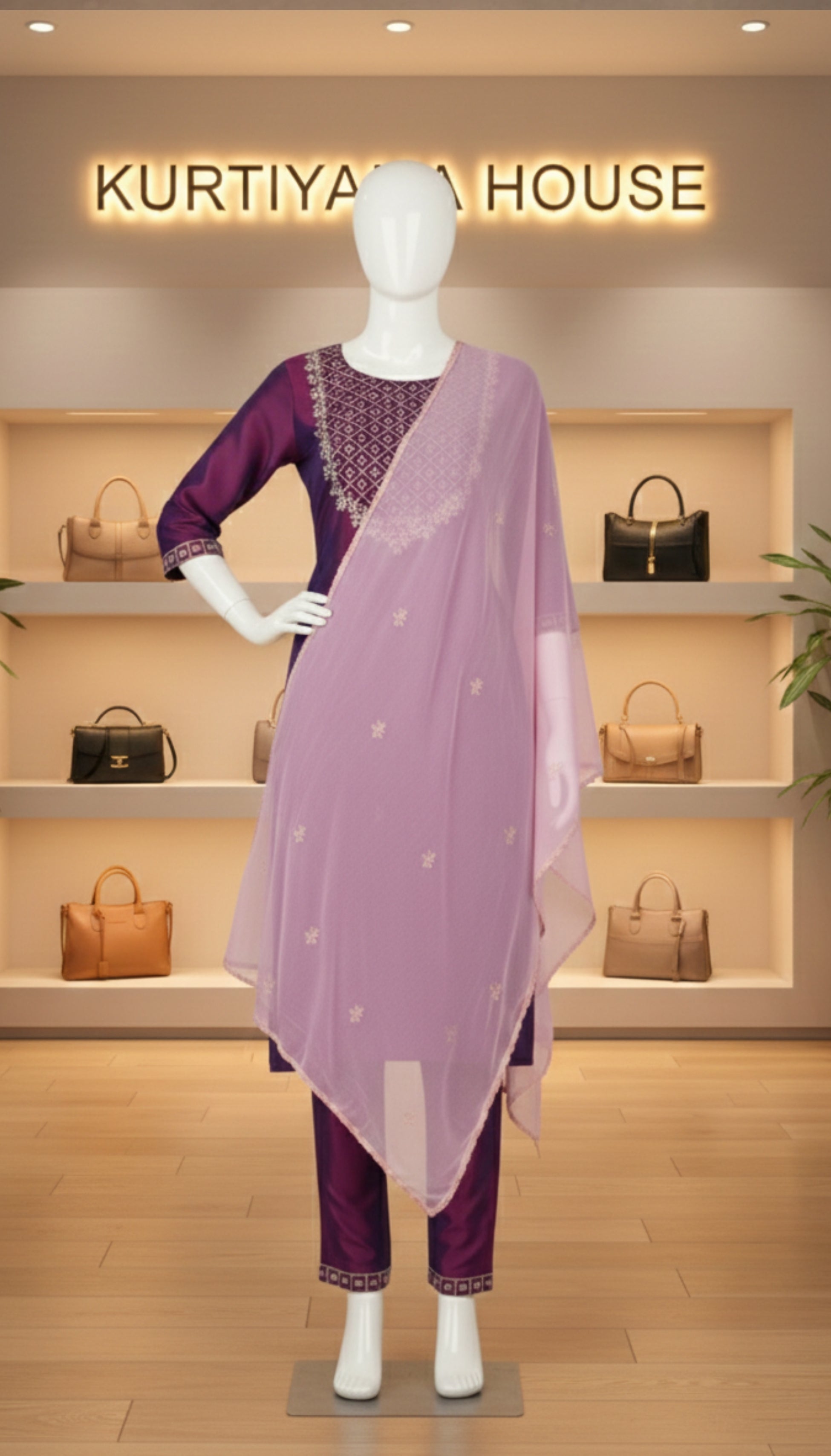 Trending Women Kurta Pant Dupatta Set I New and Trending Design 2026