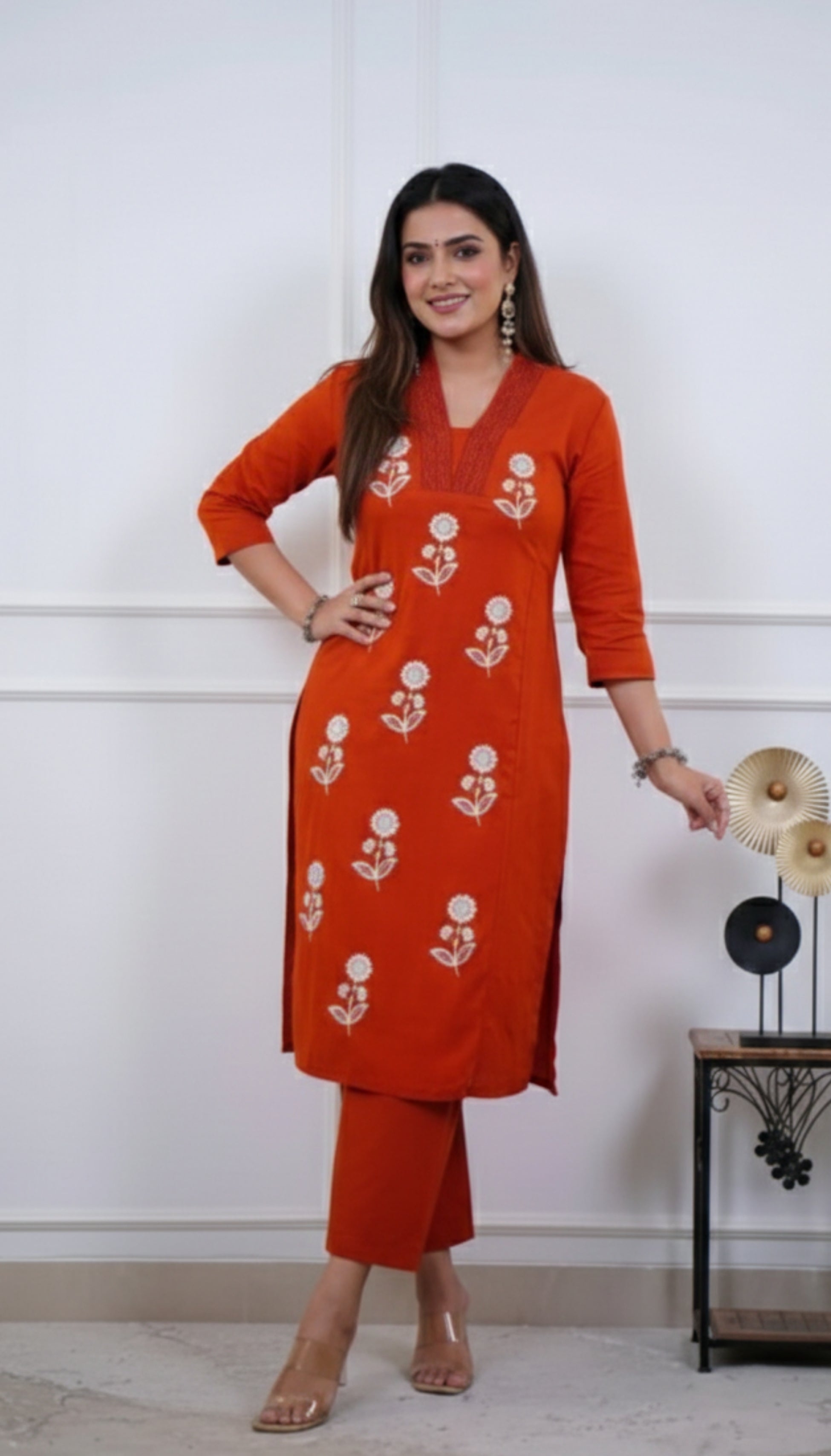 Kurti and Pant Set I Trending Women's Kurti and Pant