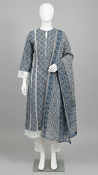 Beautiful Pakistani A-line Rayon Cotton Suit