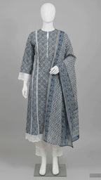 Beautiful Pakistani A-line Rayon Cotton Suit