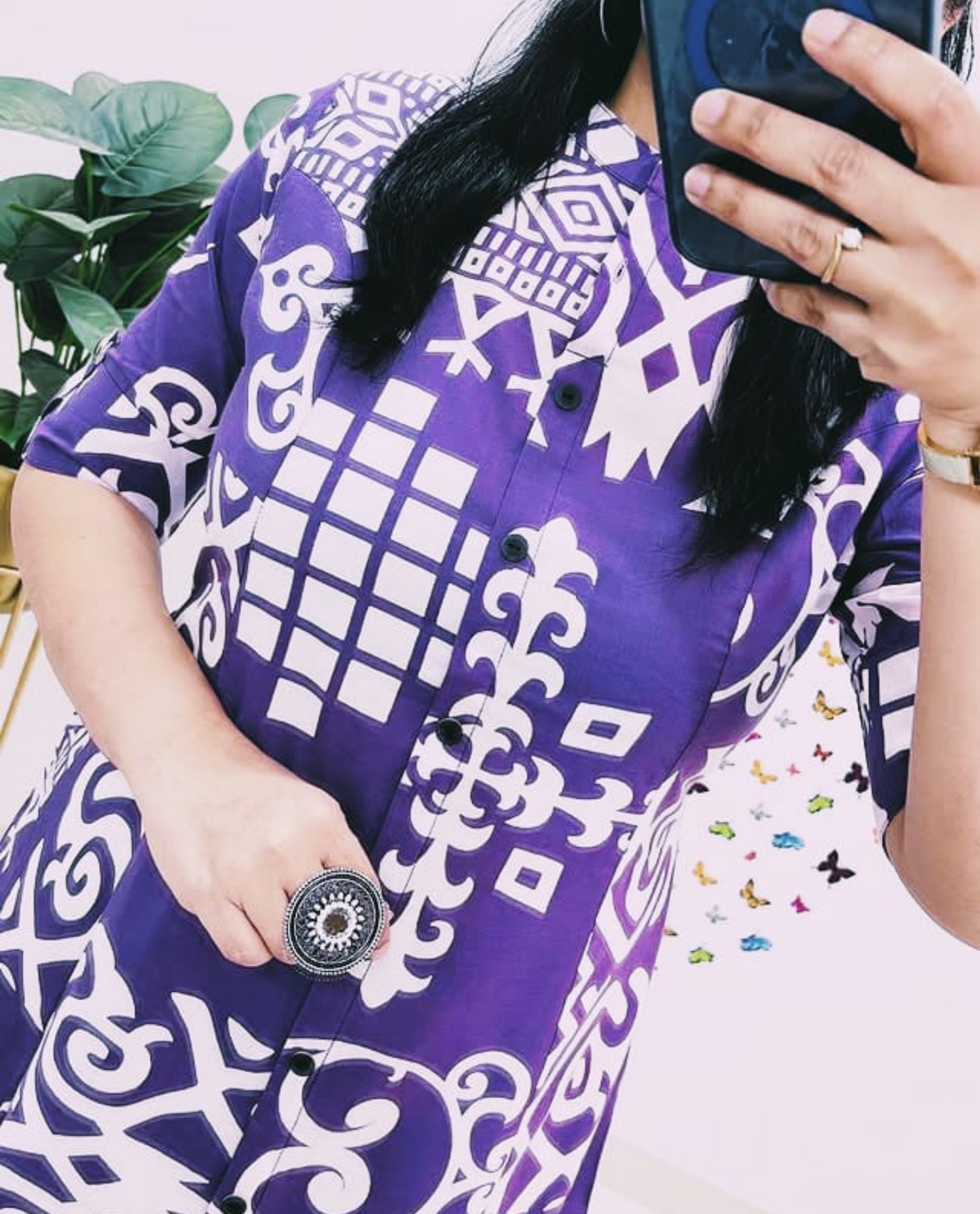 Premium Floral Fine Cotton Kurti Pant Set | Premium A-Line Co-Ord Set